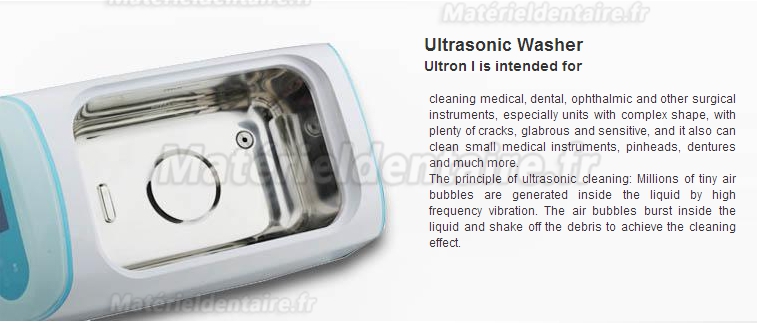 Cristofoli® Ultron I(2,5 L) , Nettoyeur Ultrasonique Dentaire. Bac